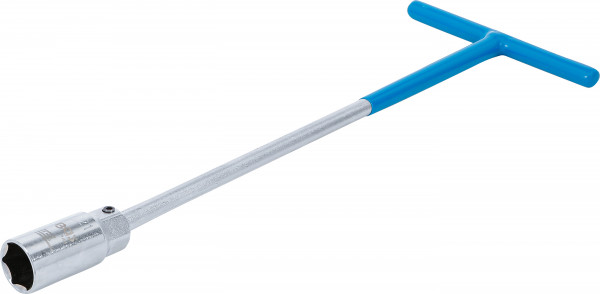 Zündkerzenschlüssel mit T-Griff und Kugelgelenk SW 20,8 mm