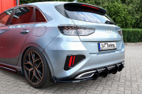 Heckansatz Seitenteile mit Wing + gefräster Heckansatz aus ABS passend für Kia Ceed SK GT-Line Heckansatz Seitenteile mit Wing + gefräster Heckansatz aus ABS passend für Kia Ceed SK GT-Line