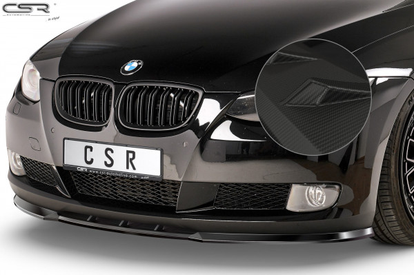 Cup-Spoilerlippe mit ABE für BMW 3er E92 / E93 CSL013-M Carbon Look Matt
