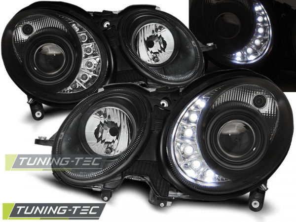 Scheinwerfer Xenon Daylight Black passend für Mercedes W211 E-Klasse 03.02-04.06