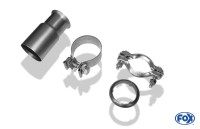 FOX Endschalldämpfer Ø63,5mm passend für Audi 80 Typ B4 FOX Endschalldämpfer Ø63,5mm passend für Audi 80 Typ B4