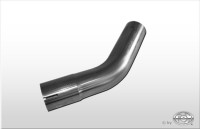 FOX Uni-Rohrbogen 45° geweitet Edelstahl Ø76mm – Radius 114mm FOX Uni-Rohrbogen 45° geweitet Edelstahl Ø76mm – Radius 114mm