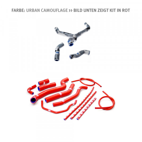 Samco Sport Siliconschlauch Kit urban camouflage passend für Yamaha FZ1 (Fazer) 2006–2011