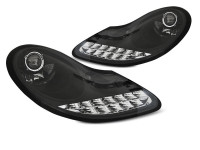 Scheinwerfer Tageslicht schwarz passend für Porsche Boxster 986 / 911 996 Scheinwerfer Tageslicht schwarz passend für Porsche Boxster 986 / 911 996