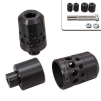 Daytona Lenkergewichte Hollow schwarz eloxiert passend für 7/8" und 1" Lenker Ø 14–19 mm (Paar) Daytona Lenkergewichte Hollow schwarz eloxiert passend für 7/8" und 1" Lenker Ø 14–19 mm (Paar)