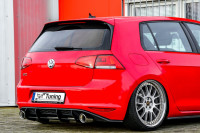 Gefräster Heckansatz mit Finnen V2 passend für VW Golf 7 GTI + GTD AU Gefräster Heckansatz mit Finnen V2 passend für VW Golf 7 GTI + GTD AU