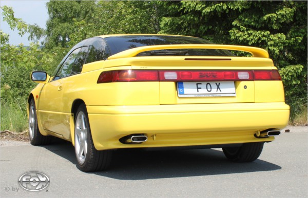 Subaru SVX Endschalldämpfer quer Ausgang rechts/links - 130x50 Typ 52 rechts/links