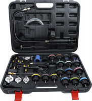 Kühlsystem-Abdruck und Prüfgerät inkl. Befüllsystem 27-tlg. Kühlsystem-Abdruck und Prüfgerät inkl. Befüllsystem 27-tlg.