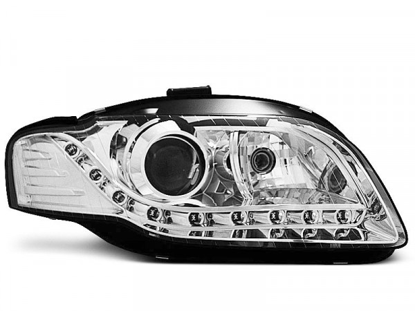 Scheinwerfer Tageslicht chrom passend für Audi A4 B7 11.04-03.08
