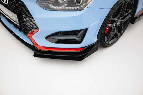 Street Pro Front Ansatz + Flaps passend für Hyundai Veloster N Mk2