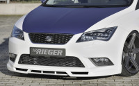 Rieger Spoilerlippe für Seat Leon (5F) 5-tür. 10.12-12.16 (bis Facelift)