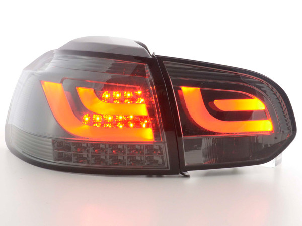 LED Rückleuchten Set VW Golf 6 Typ 1K 2008-2012 schwarz mit Led Blinker