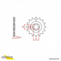 Ritzel 14 Zähne Teilung 428 passend für Kawasaki Ritzel 14 Zähne Teilung 428 passend für Kawasaki
