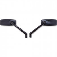 HIGHSIDER Verkleidungsspiegel Action Schwarz CNC-gefräst (Paar) HIGHSIDER Verkleidungsspiegel Action Schwarz CNC-gefräst (Paar)