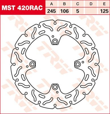 Bremsscheibe starr MST420RAC