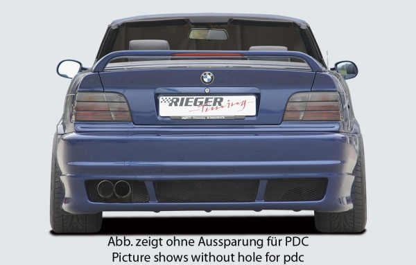 Rieger Heckschürze (V2) für BMW 3er E36 Touring