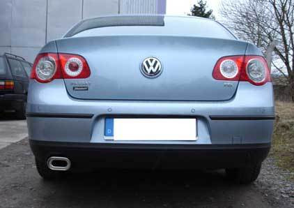 VW Passat 3C Endschalldämpfer - 135x80 Typ 53