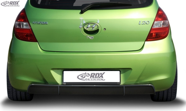 RDX Heckansatz für HYUNDAI i20 PB / PBT (2008-2012) Diffusor Heckblende Heckdiffusor