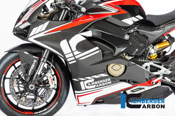 Ilmberger Carbon Verkleidungsseitenteil links glanz für Ducati Panigale V4 / V4S ab 2018