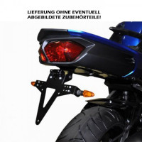 Kennzeichenhalter passend für Yamaha FZ1 / Fazer 06-15 und FZ8 / Fazer 10-16, verstellbar, mit Refle Kennzeichenhalter passend für Yamaha FZ1 / Fazer 06-15 und FZ8 / Fazer 10-16, verstellbar, mit Refle