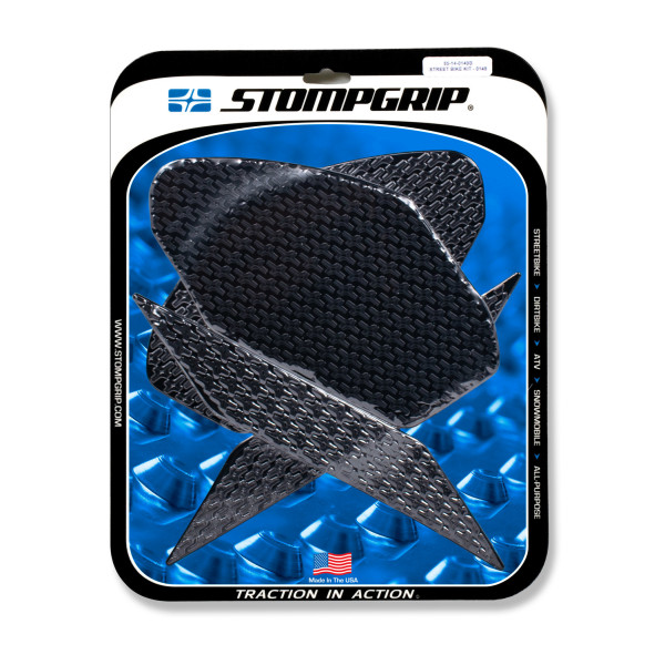 Stompgrip Traction Pad für Kawasaki Ninja 400 18-22 Icon Schwarz