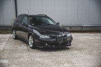 Front Ansatz Für Alfa Romeo 156 Facelift Schwarz Hochglanz