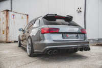 Heck Ansatz Flaps Diffusor passend für Audi A6 / A6 C7 S-line / S6 C7 Facelift Heck Ansatz Flaps Diffusor passend für Audi A6 / A6 C7 S-line / S6 C7 Facelift