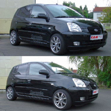 K.A.W. PlusKit Sportfahrwerk für Kia Picanto BA ab 04/2004 bis 04/2011