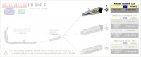 Arrow X-Kone Edelstahl Endschalldämpfer passend für Honda CB 500 F CBR 500 R 13-18 Arrow X-Kone Edelstahl Endschalldämpfer passend für Honda CB 500 F CBR 500 R 13-18