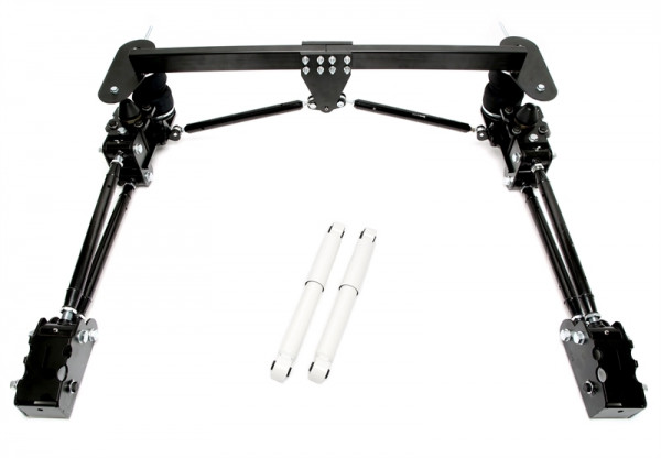 TA Technix Luftdämpfersatz Hinterachse + Blattfederumrüstkit passend für VW Caddy III/IV