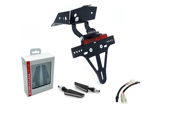 alpha Technik Kennzeichenhalter-Blinker-Kit SQ-LED passend für KTM 690 SMC R ab 2019