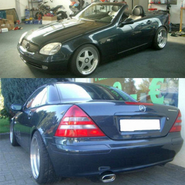 K.A.W. PlusKit Sportfahrwerk für Mercedes SLK R170 ab 09/1996 bis 04/2004