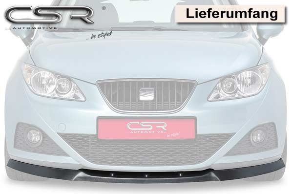 Cup-Spoilerlippe Carbon Look mit ABE für Seat Ibiza 6J CSL023-C, Spoilerlippe, Spoiler, Aerodynamik, Auto Tuning