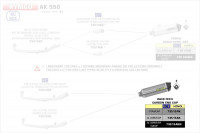 Arrow Race-Tech Endschalldämpfer Aluminium Schwarz passend für KYMCO AK 550 Arrow Race-Tech Endschalldämpfer Aluminium Schwarz passend für KYMCO AK 550