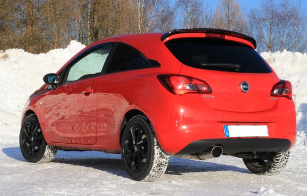 Opel Corsa E Endschalldämpfer - 129x106 Typ 44