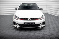 Front Ansatz V.2 Für VW GOLF 7 GTI FACELIFT Schwarz Hochglanz