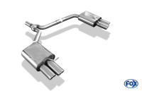 FOX Endschalldämpfer passend für Audi A4 B8 Limousine/Avant + S-Line rechts/links zweiflutig Ø55mm i FOX Endschalldämpfer passend für Audi A4 B8 Limousine/Avant + S-Line rechts/links zweiflutig Ø55mm i