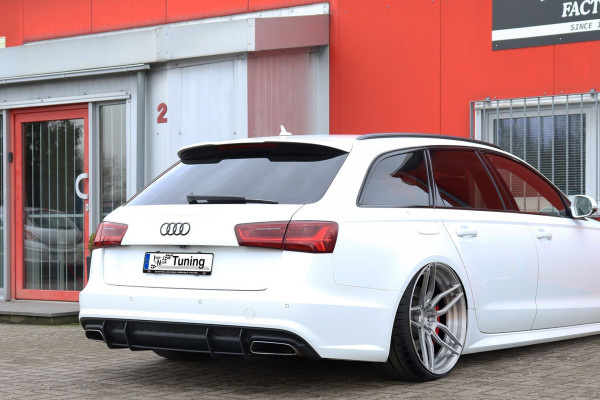 Gefräster Heckansatz aus ABS passend für Audi A6 C7 4G S-Line