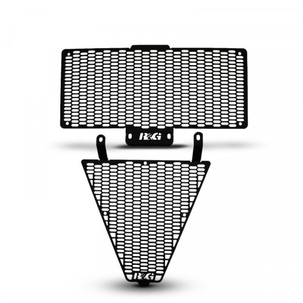 R&G Kühlergitter Schutz Set Pro Black passend für Ducati Streetfighter V2 (2022–2024)