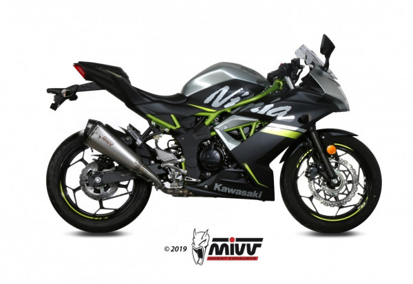 MIVV Delta Race Edelstahl Kawasaki Ninja 125/Z 125 19-22