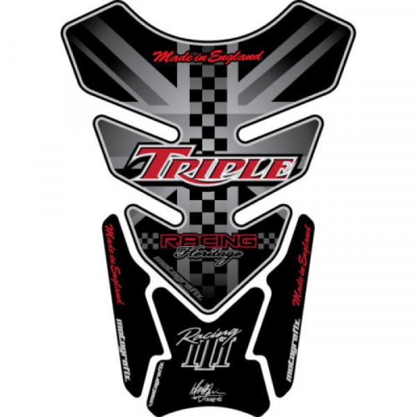 Motografix 3D Gel Tank Pad TT013KR passend für Triumph Triple