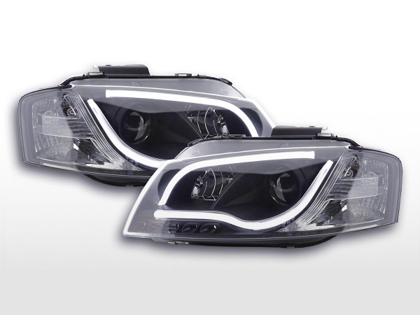Scheinwerfer Set Daylight LED TFL-Optik Audi A3 Typ 8P/8PA 03-08 schwarz