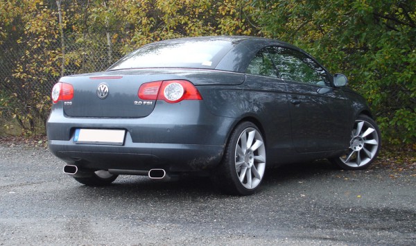 VW Eos 1F Endschalldämpfer Ausgang rechts/links - 160x80 Typ 56 rechts/links