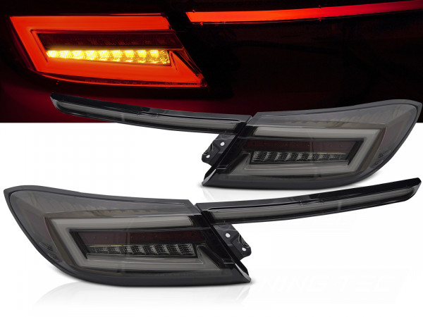 Led Bar Rückleuchten Gold getönt dynamische Blinker Passend Für Toyota Gr86 21-