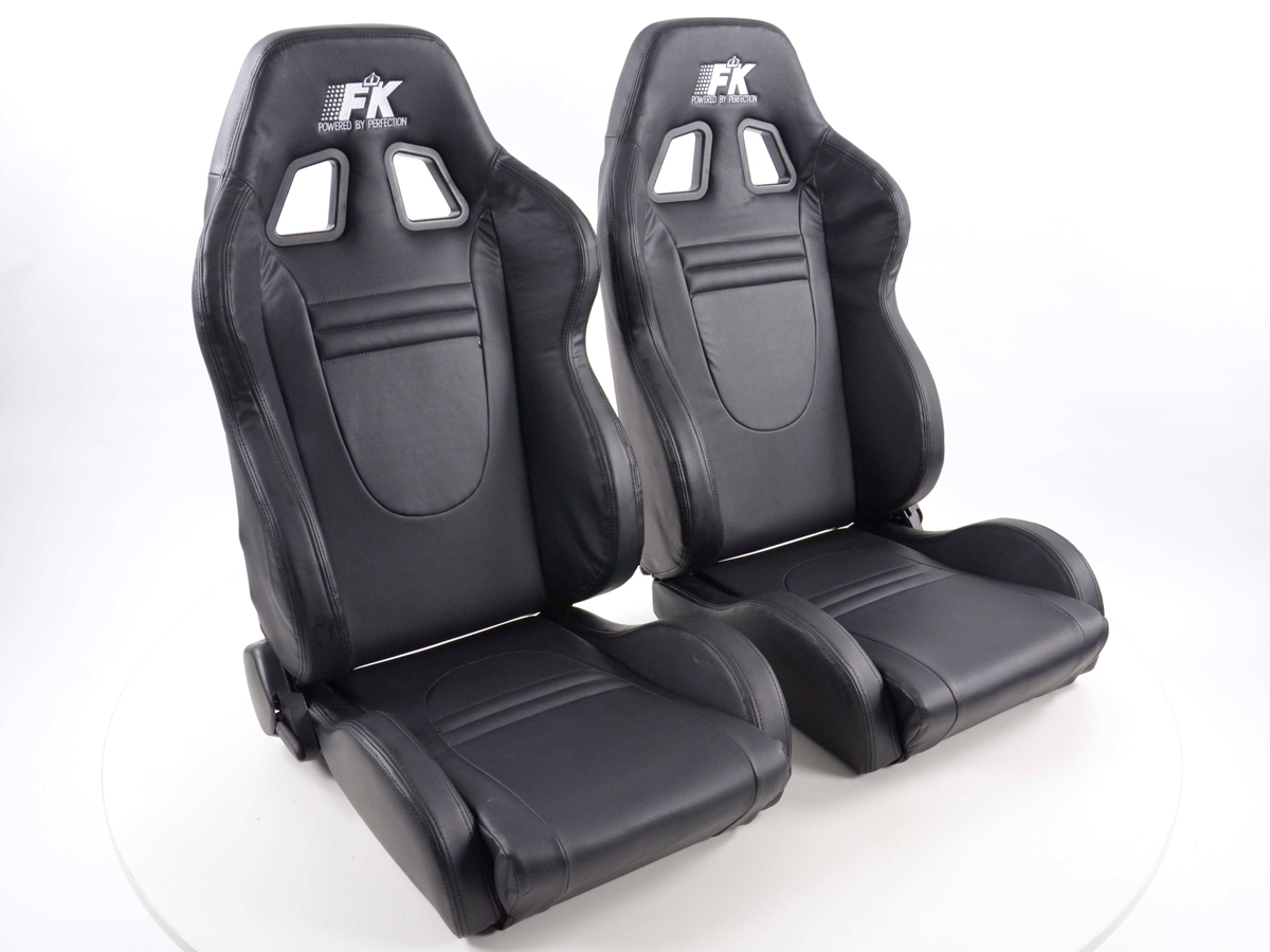 Massage FKRSE601/603-M FK-Automotive FK Sportsitze Auto Halbschalensitze Set Racecar mit Sitzheizung u 