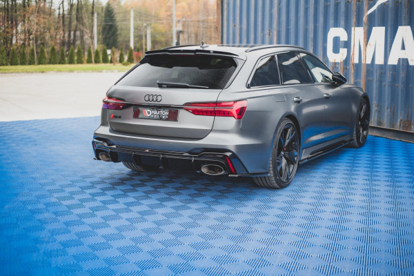 Spoiler CAP V.1 Für Audi RS6 C8 Schwarz Hochglanz