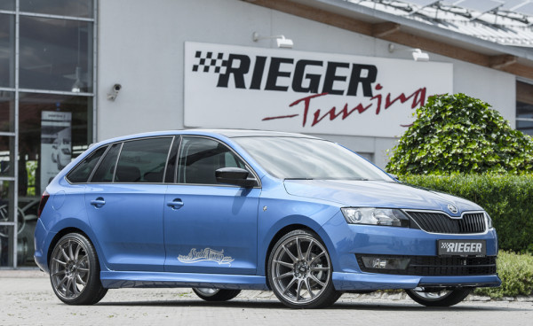Rieger Seitenschweller rechts passend für Skoda Rapid (NH) Spaceback 07.12–04.17