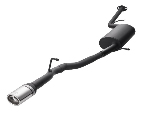 Ulter Sportauspuff passend für Toyota IQ 2009-2015 1 Endrohr oval 95×65