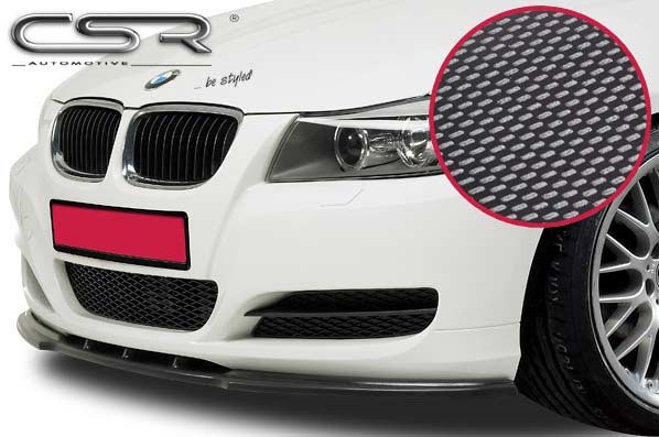 Cup-Spoilerlippe Carbon Look mit ABE für BMW 3er E90 LCI, E91 LCI CSL003-C