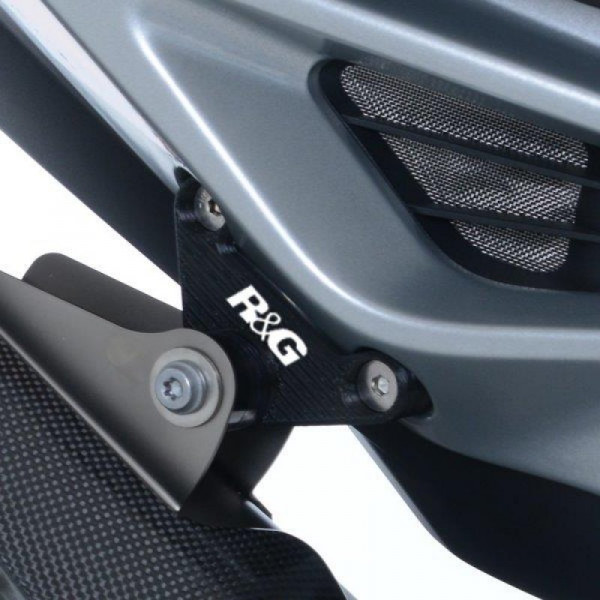 R&G Racing Auspuffhalter "BLACK" KTM 790 Duke 2018-2023 / Duke 890 R 2020-